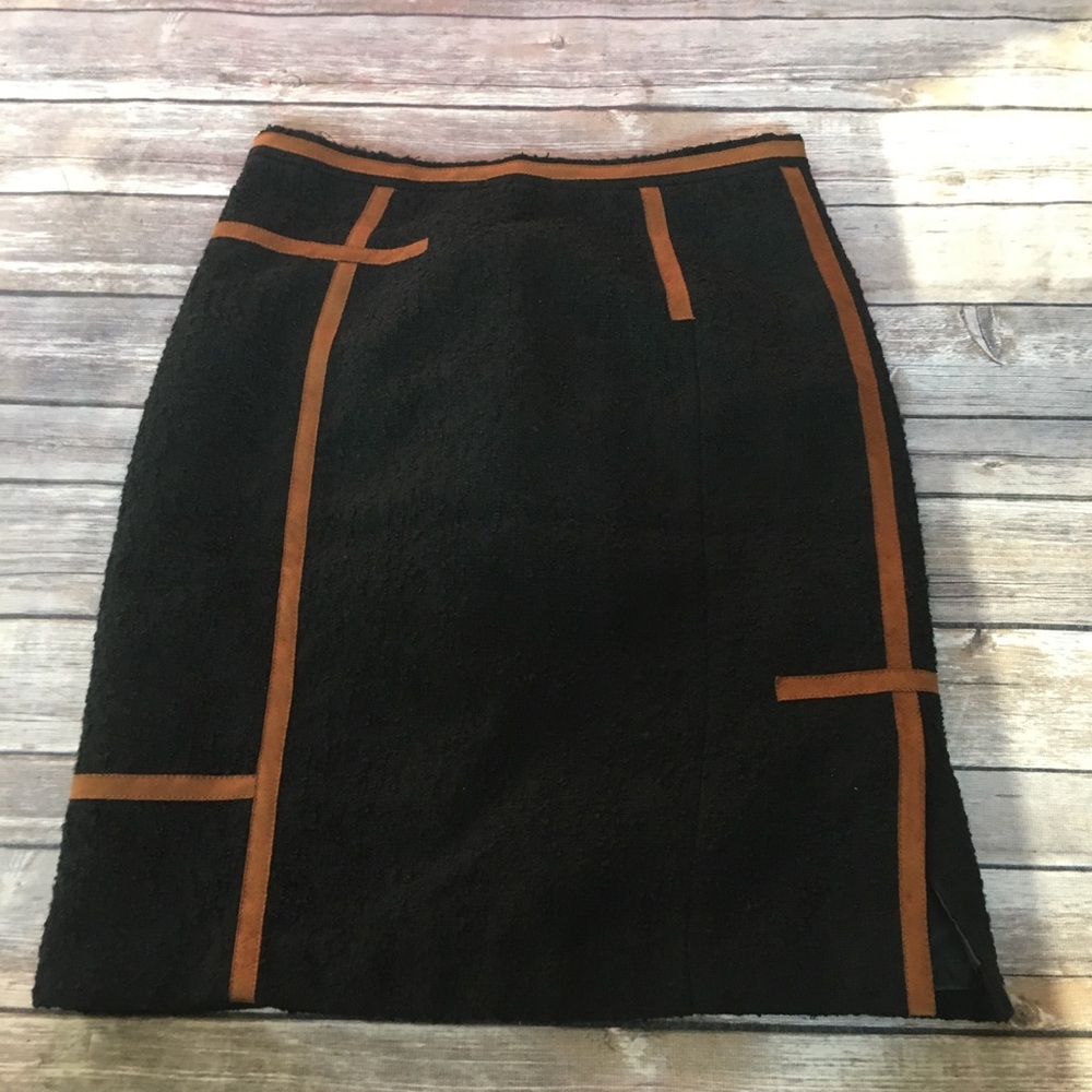 Anthropologie Yoana Baraschi Black pencil skirt